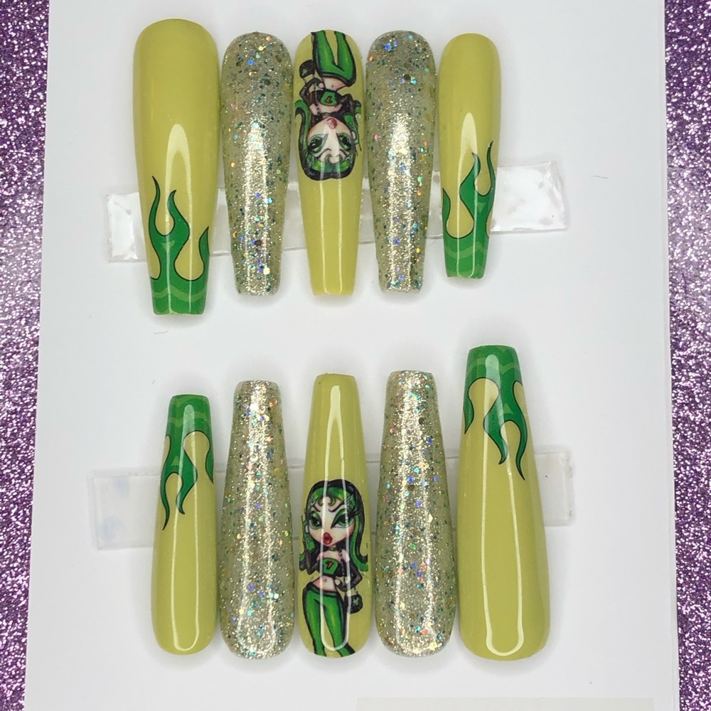 Gel press on nails